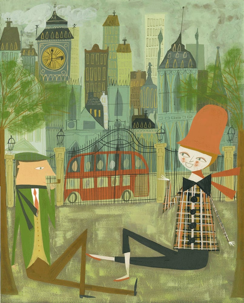 Image of London. Limited edition print.