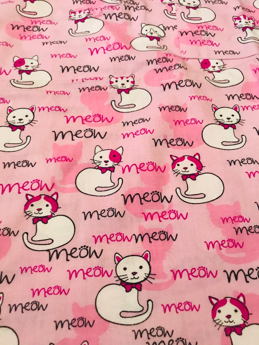 Image of Scrub Top- Meow 