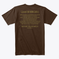 Image 4 of GAME OF BORDERS ~ OATH OF THE LINEWATCH T-SHIRT