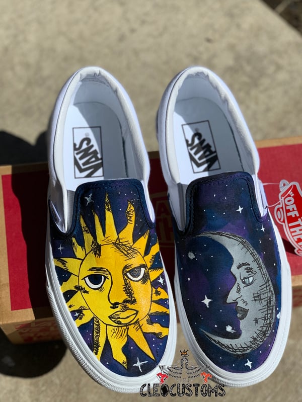 Image of Celestial Slip On Vans