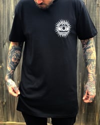 Black/White print tall tee