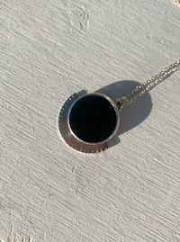 Onyx Sun Necklace 