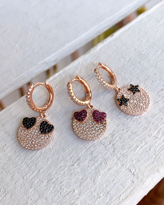 Image of MONO ORECCHINO SMILE ZIRCONI