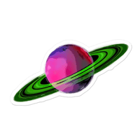 "Saturn" Sticker