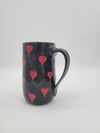 Black Heart Mug  