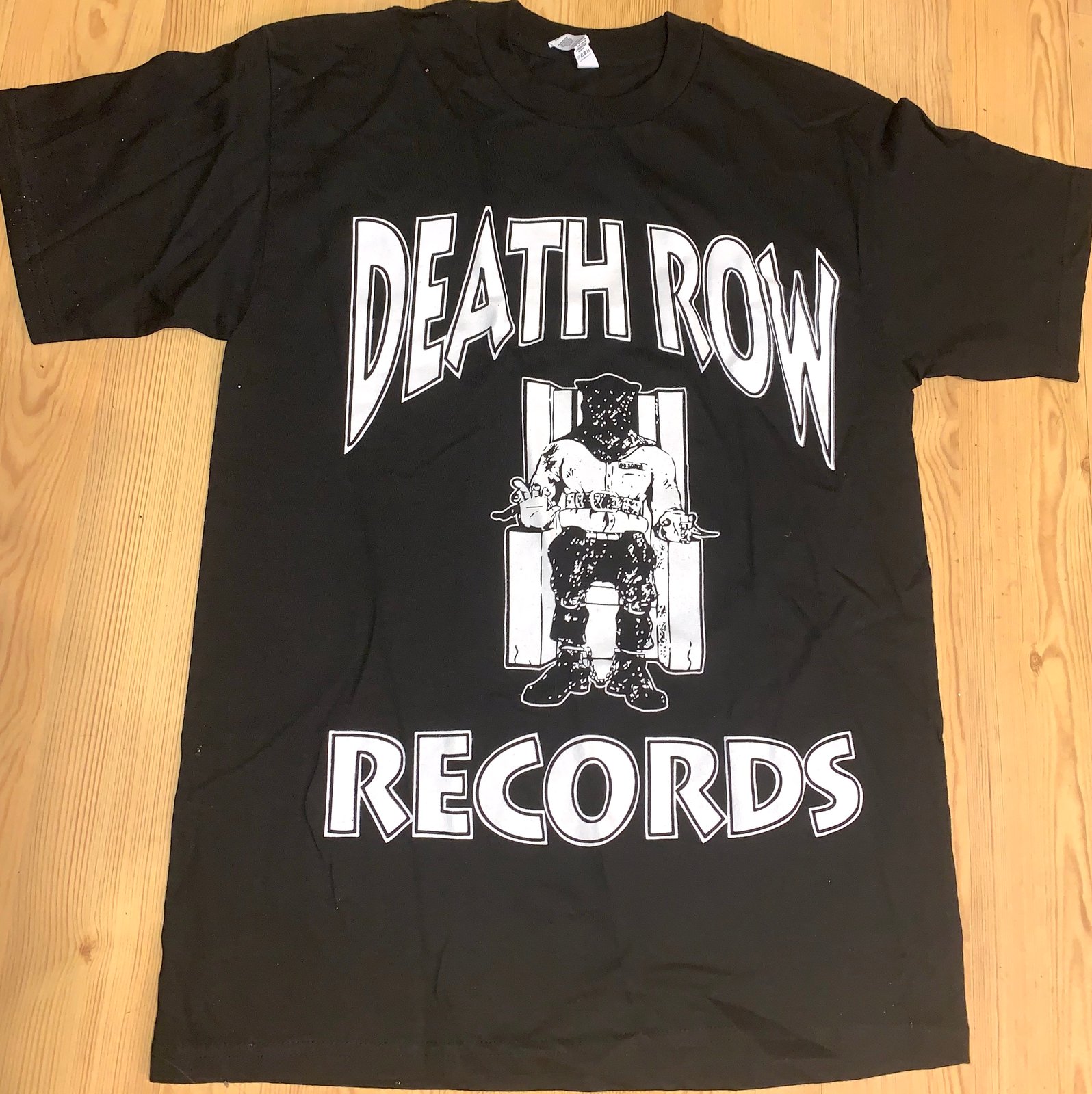death row records shirt black