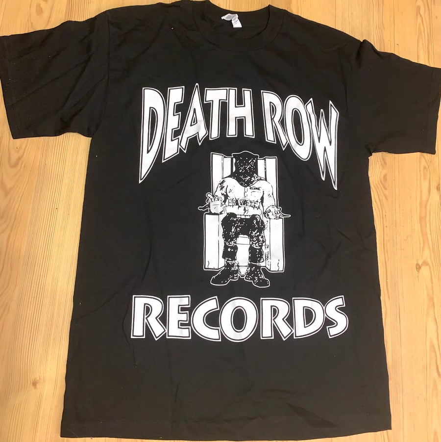 Image of Death Row Records T Shirt Mens 