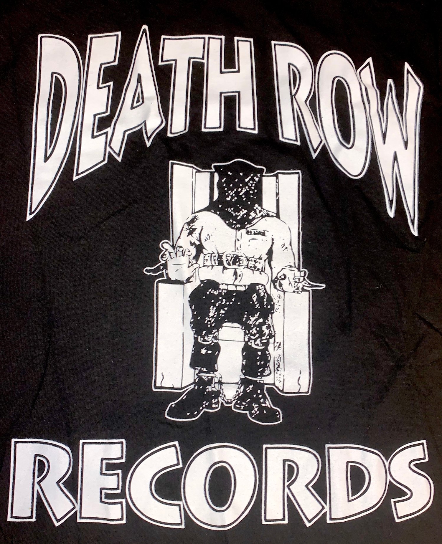 Image of Death Row Records T Shirt Mens 