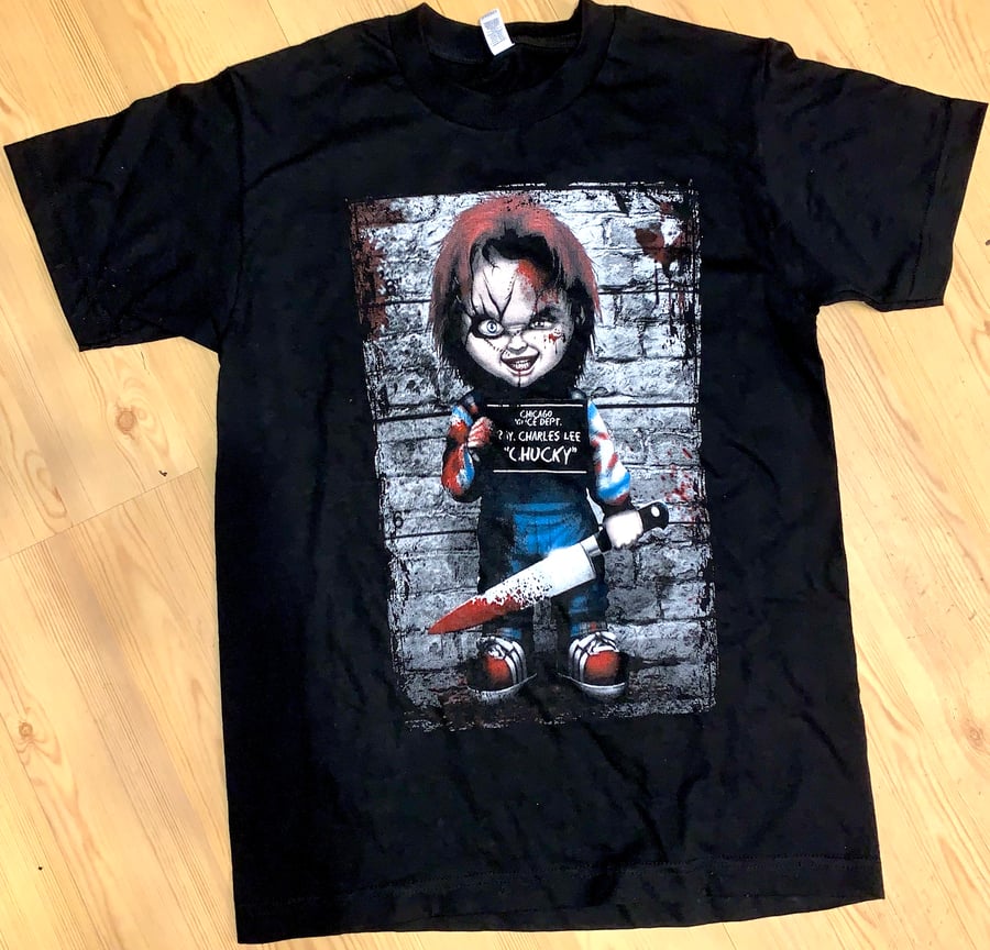 Image of Chucky "Ray Charles Lee" Knife T Shirt Mens 