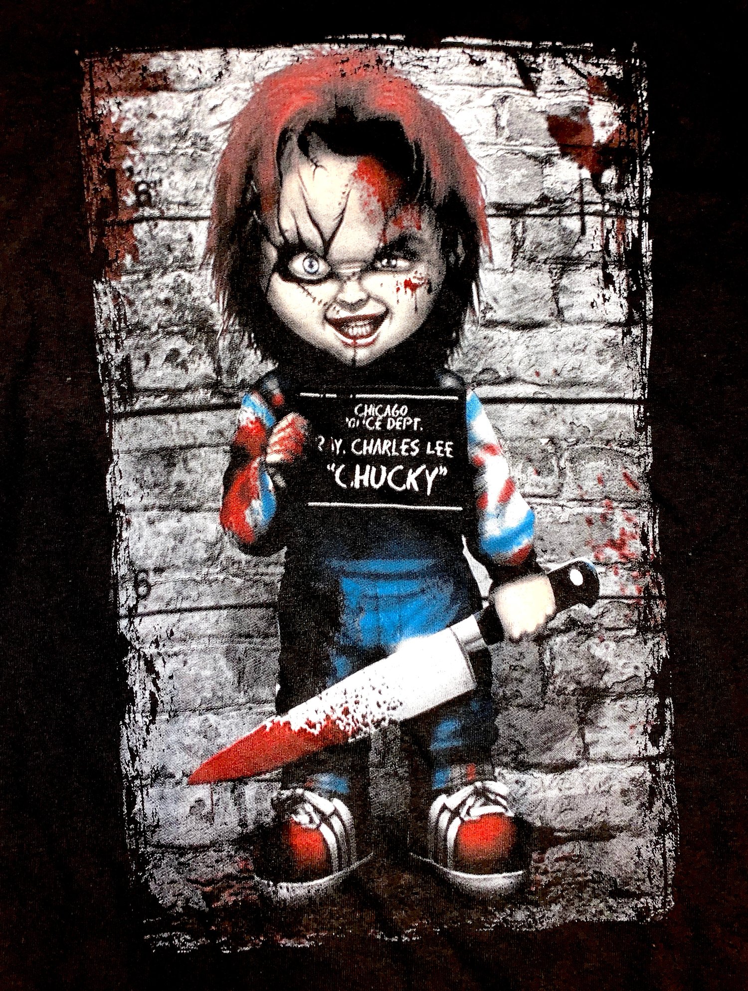Image of Chucky "Ray Charles Lee" Knife T Shirt Mens