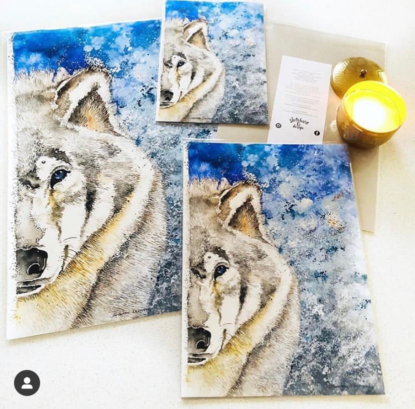 Image of Rama - The Majestic Wolf with FREE SHIPPING