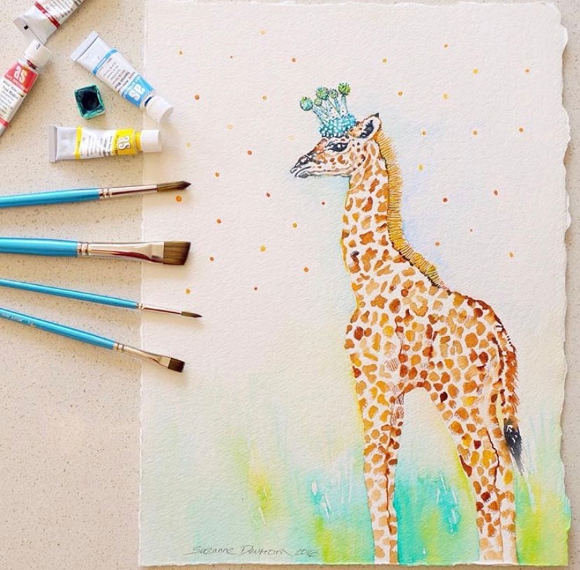 Image of Quin the baby Giraffe...FREE POSTAGE 