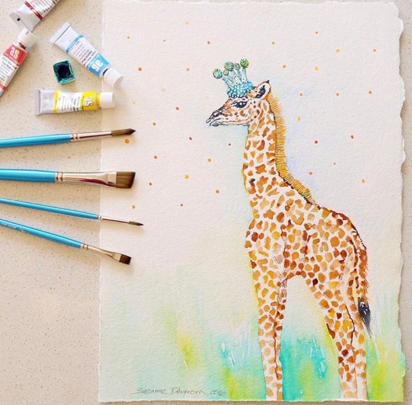 Image of Quin the baby Giraffe...FREE POSTAGE