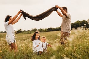 Image of *Buy one, give one to a front line worker* family session.