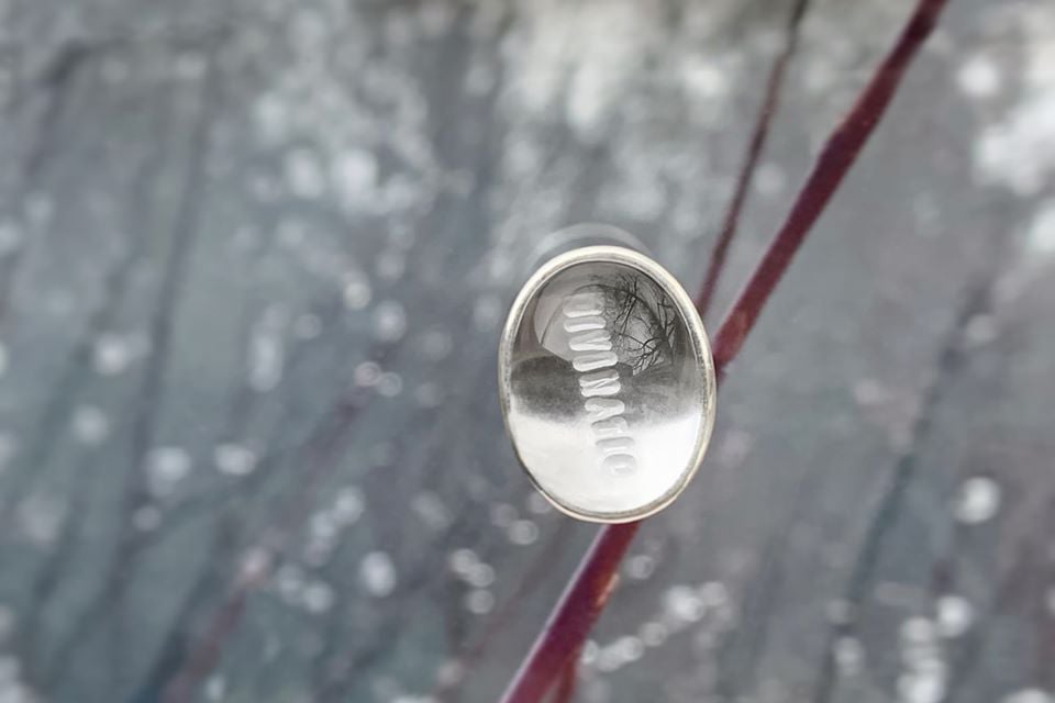 Image of "Inspiration" silver ring with rock crystal · INSPIRATIO ·