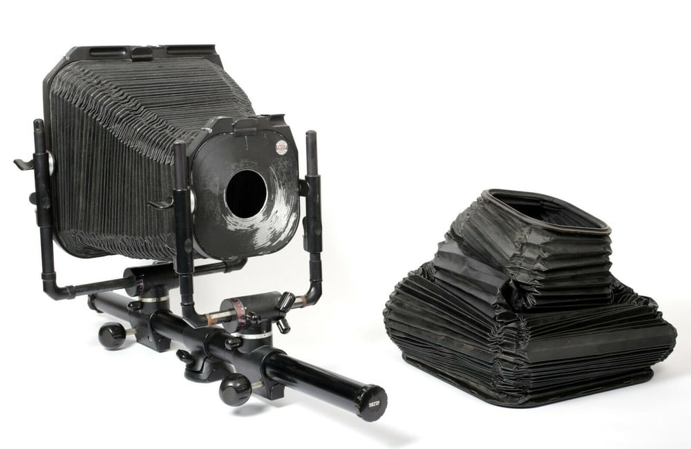 Image of Fatif DS 8X10 Monorail Camera + Extra Bellows
