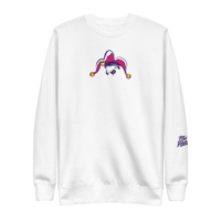 Mad Hatter Fleece Pullover-White