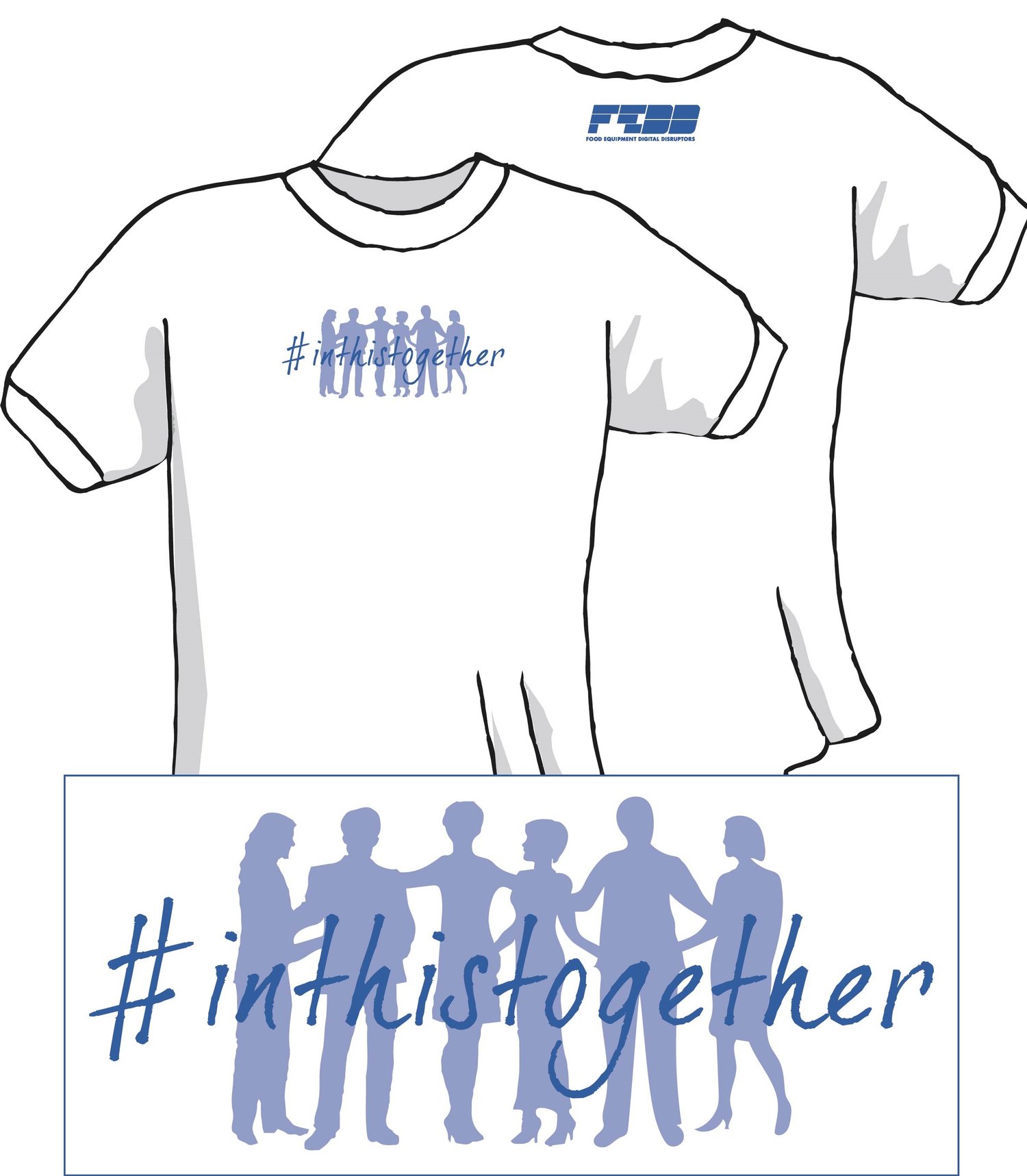 Image of #inthistogether tee