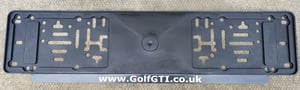 Image of golfgti.co.uk number plate frame