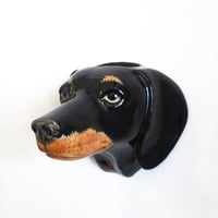 Image 1 of Dachshund Wall Vase