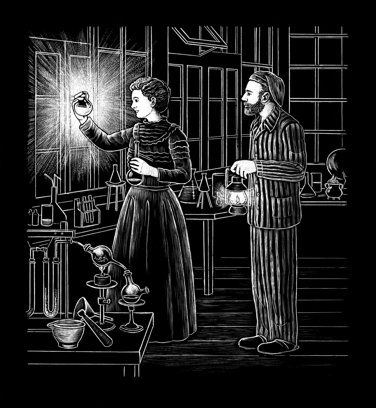 Image of »Marie Curie & Pierre«