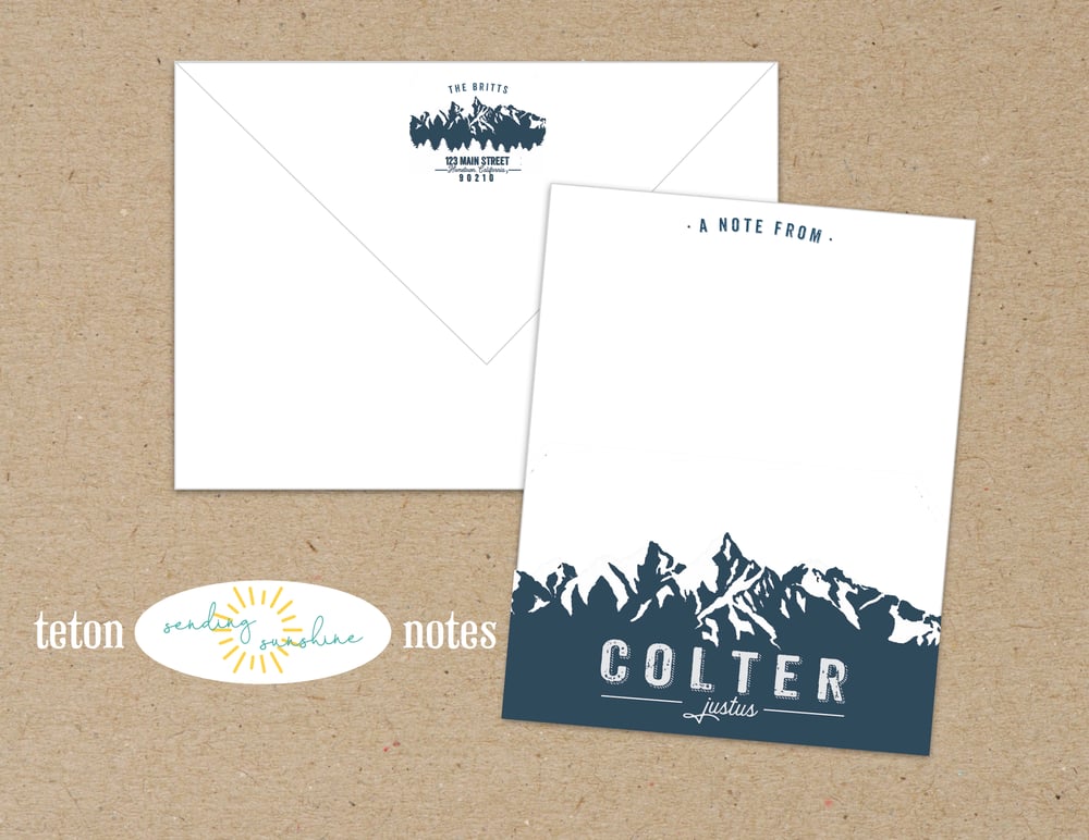 Image of Personalized Boy Stationery Pack