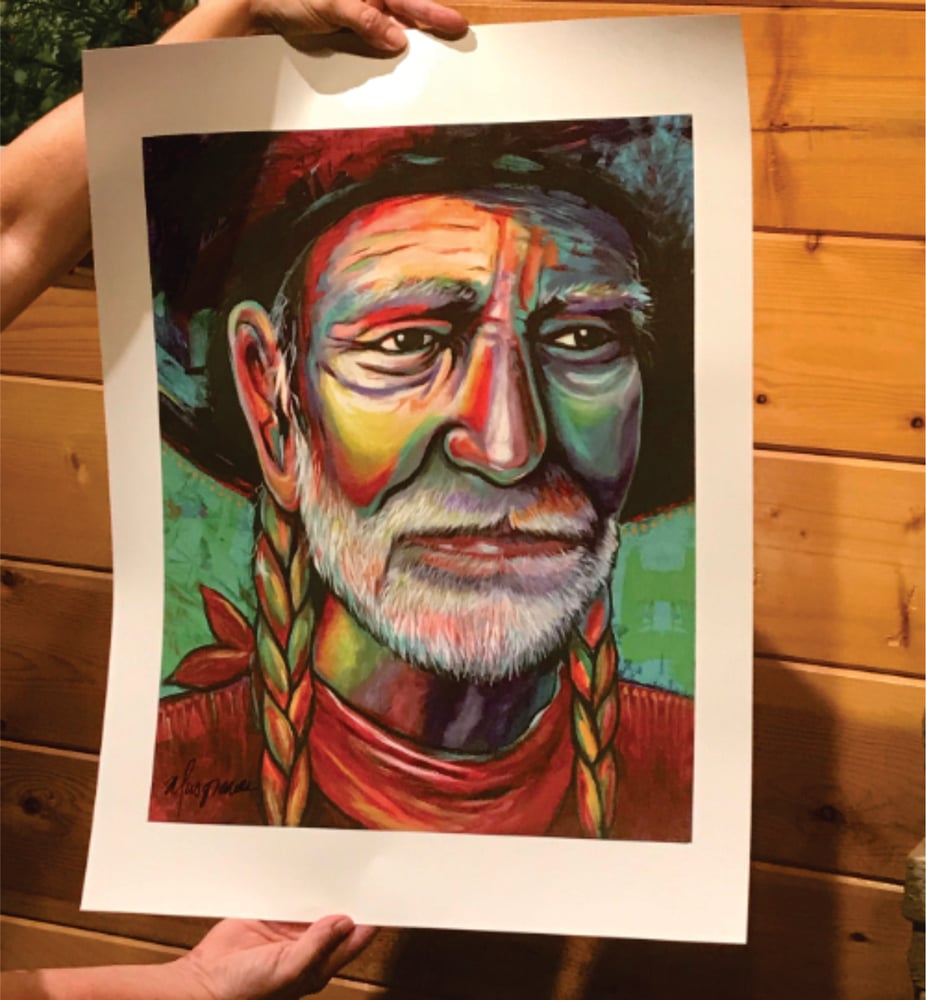 Image of Willie Art Poster