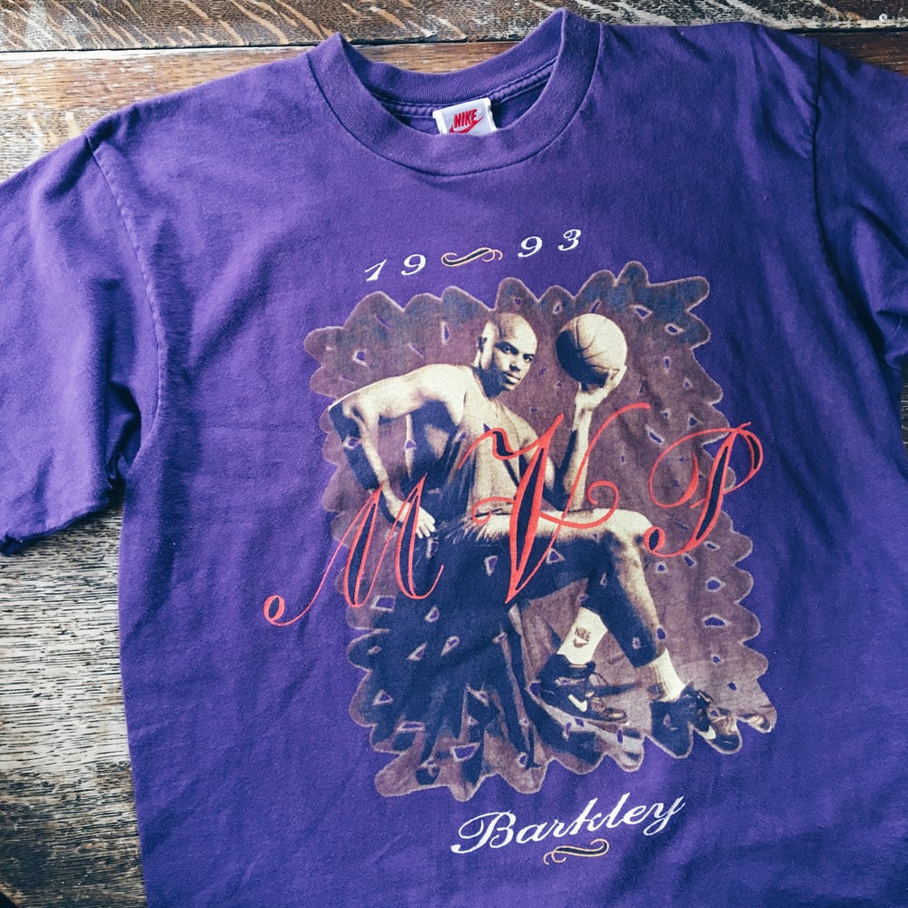 Image of Original Early 90’s Nike Charles Barkley MVP Tee.