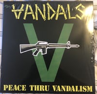 the VANDALS - "Peace Thru Vandalism" LP (GREEN SPLATTER Vinyl)