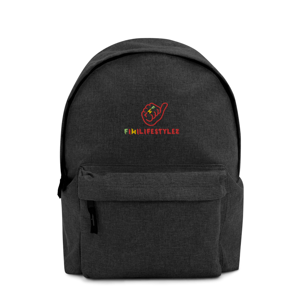 Image of fiwilifestyles embroided backpack