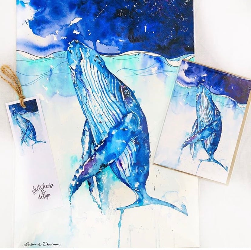 Image of Blue - The great blue Whale FREE POSTAGE 