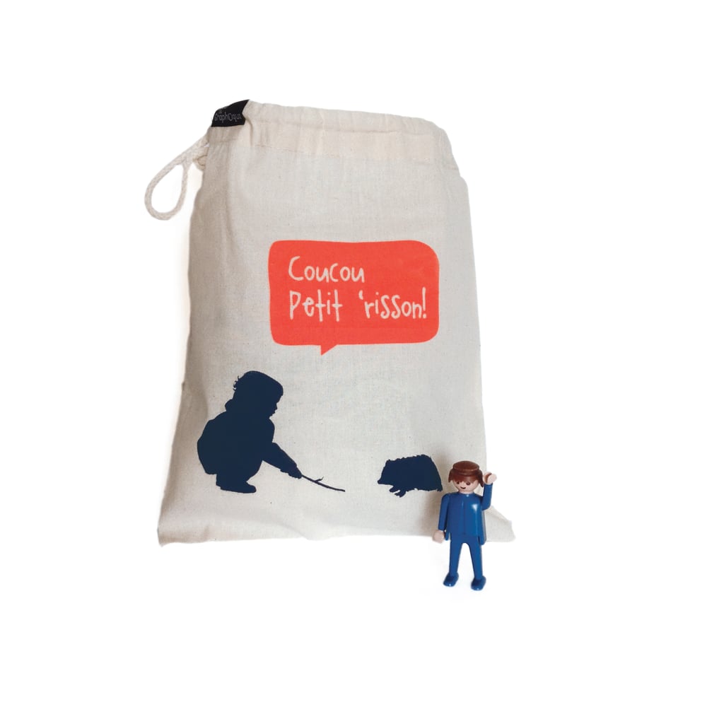 Image of Sac de transport pour jouets + Playmob recyclé