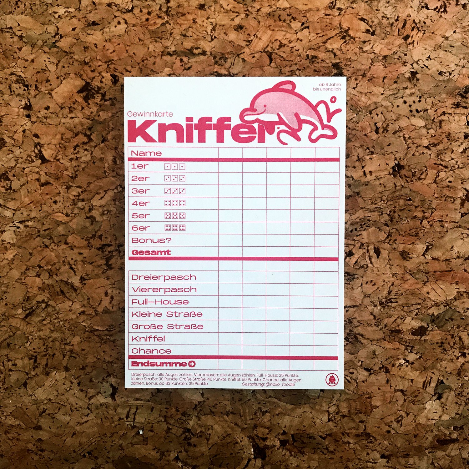 Kniffer – Kniffelblock
