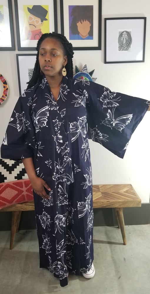 Image of Japanese-esque Kimono Robe Plus Size up to 3X