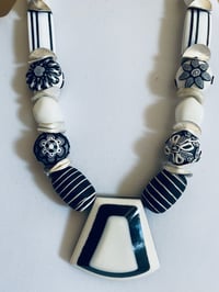 Image 1 of Fun Black & White Necklace