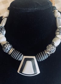 Image 2 of Fun Black & White Necklace