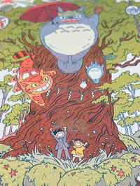 Image 2 of Small 'The Spirit Totoro' Risograph Print 