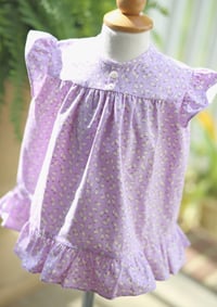 Image 1 of 2T Nana Mae Chick Print Dress 