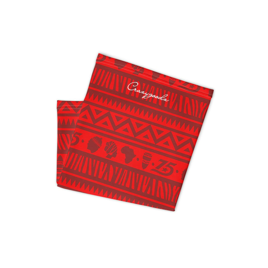 Image of The Culture Red Unisex Neck gaiter