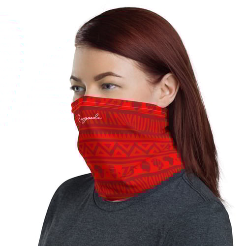 Image of The Culture Red Unisex Neck gaiter