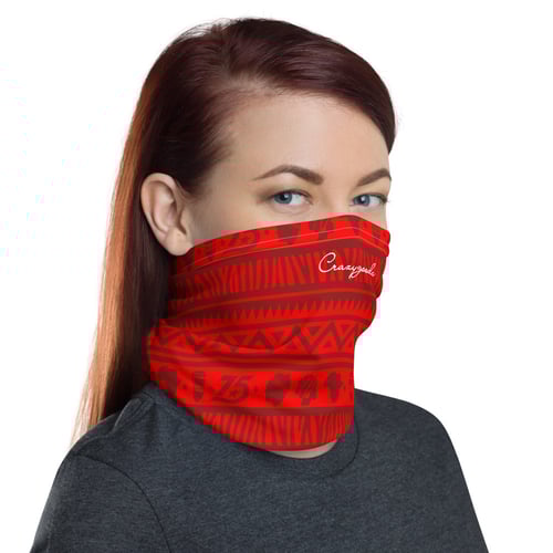 Image of The Culture Red Unisex Neck gaiter