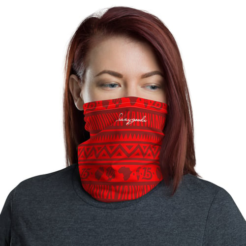 Image of The Culture Red Unisex Neck gaiter