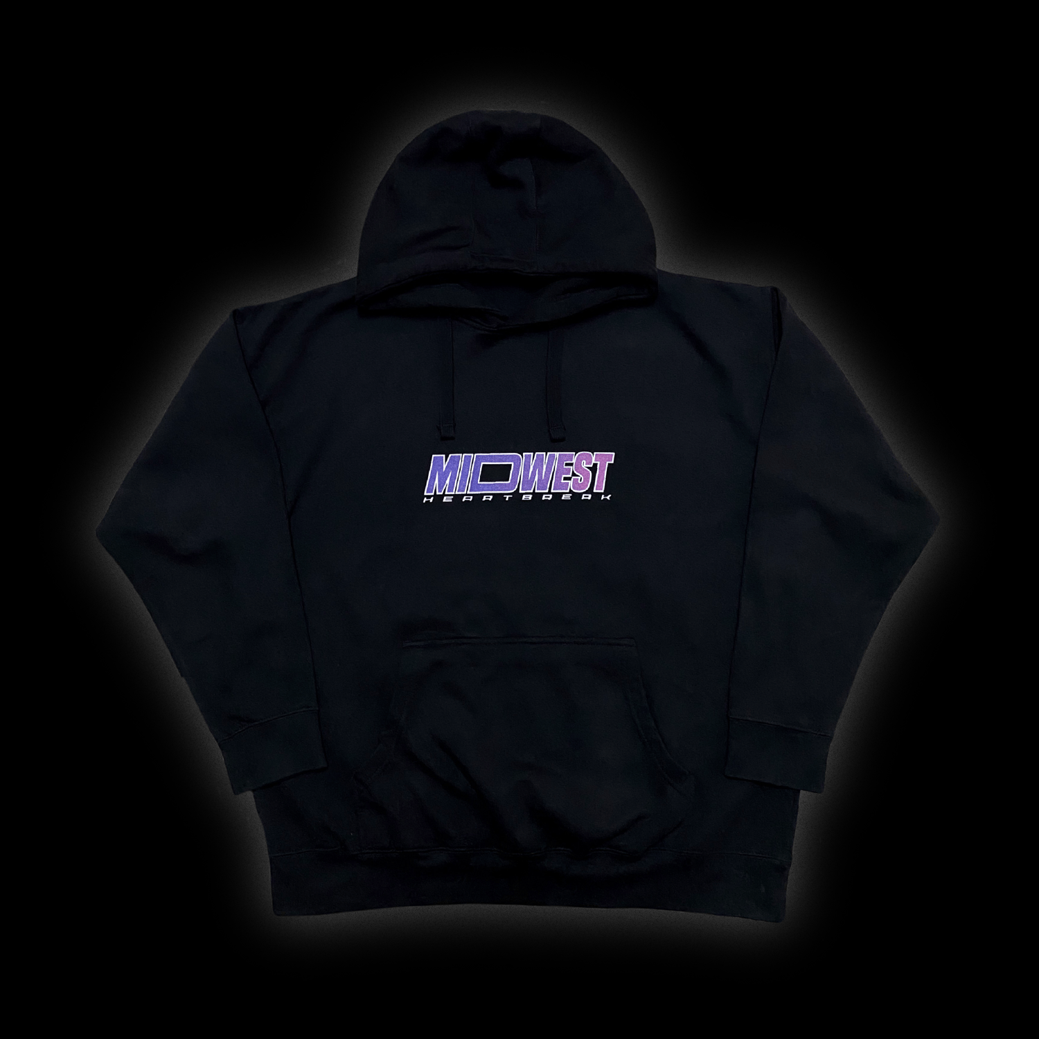 Image of flagship gallant on black hoodie