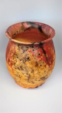 Crimson Peach Raku