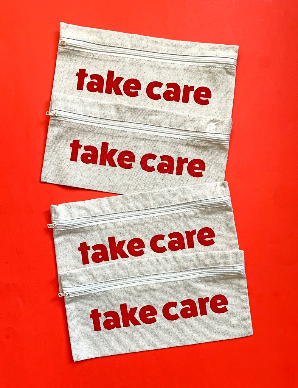 take care - pouch