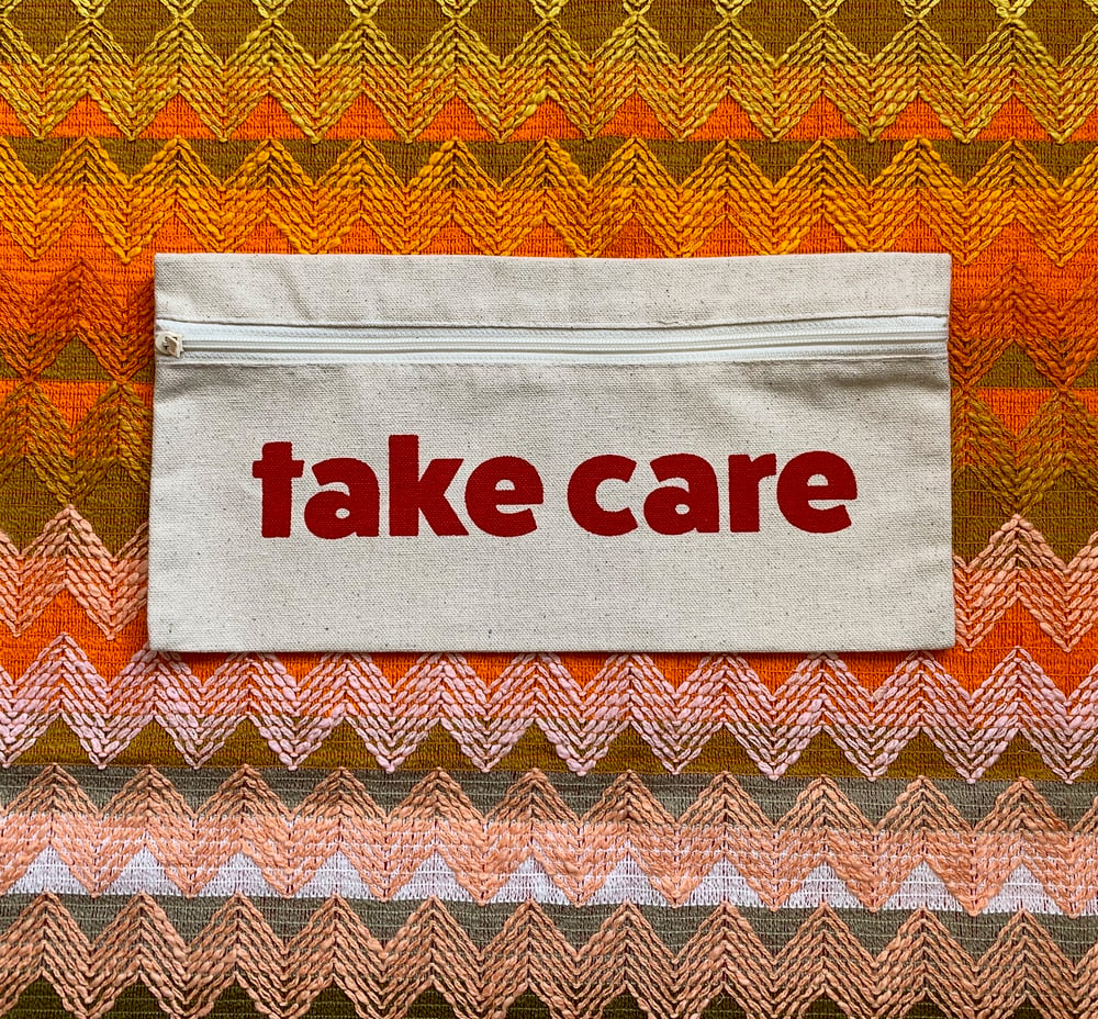 take care - pouch