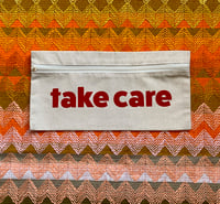 Image 2 of take care - pouch