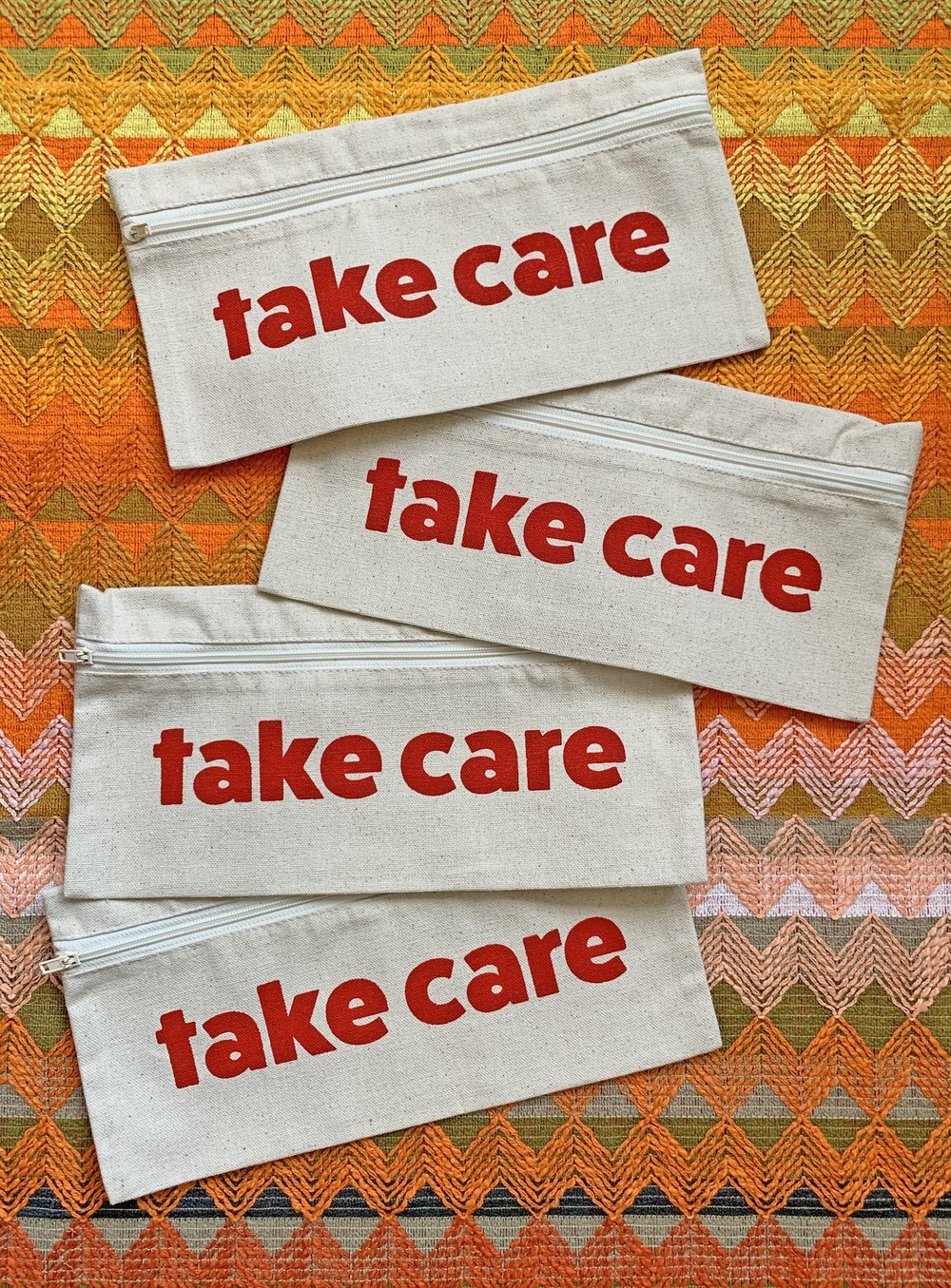 take care - pouch