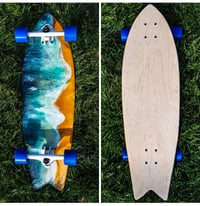 Ocean View Split Tail Longboard Complete