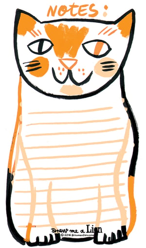 Image of Cat Notepad